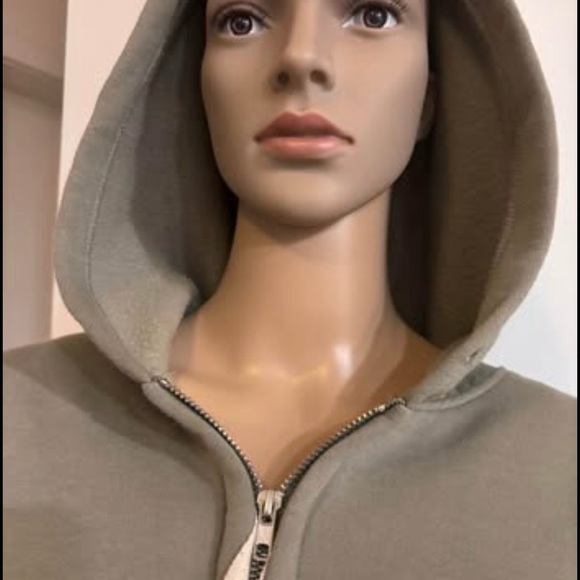 Star Hoodie in Olive Green - Picture 3 of 3